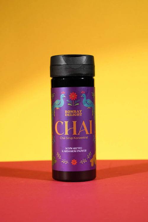 Bombay Delight Chai Sirup Konzentrat SCHWARZTEE-KARDAMOM-INGWER