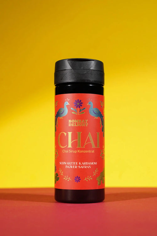 Bombay Delight Chai Sirup Konzentrat SCHWARZTEE-KARDAMOM
INGWER-SAFRAN